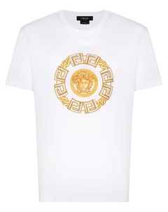 Футболка с вышивкой Medusa Versace