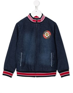 Бомбер на молнии с нашивкой Dolce & gabbana kids