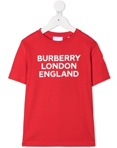 Футболка с логотипом Burberry kids