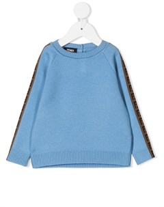 Джемпер с узором FF Fendi kids