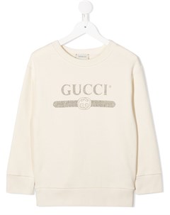 Толстовка с логотипом Gucci kids