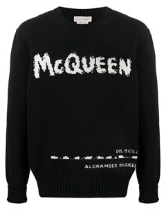 Джемпер с логотипом Alexander mcqueen