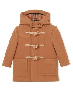 Дафлкот с клетчатой подкладкой Burberry kids