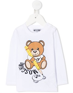 Футболка с логотипом Moschino kids