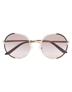 Солнцезащитные очки в круглой оправе Prada eyewear