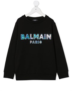 Свитер с логотипом Balmain kids