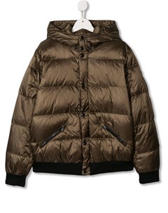 Пуховик с капюшоном Emporio armani kids