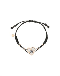 Браслет с подвеской Evil Eye Heart из розового золота Pippo perez