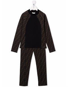 Спортивный костюм с логотипом FF Fendi kids