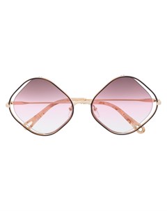 Солнцезащитные очки в квадратной оправе Chloé eyewear