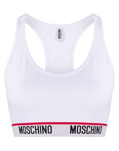 Спортивный бюстгальтер с логотипом Moschino