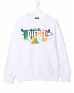 Толстовка с логотипом Diesel kids