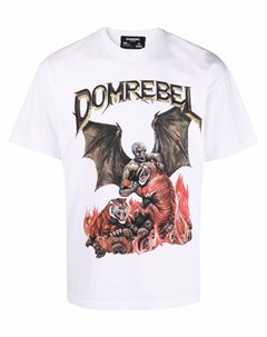 Футболка с логотипом Domrebel