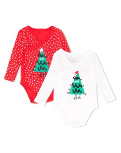 Комплект из двух боди Xmas Trees Stella mccartney kids