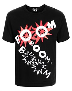 Футболка Boom с графичным принтом Black comme des garçons