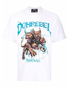 Футболка с логотипом Domrebel