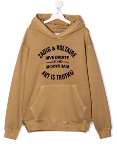 Худи с логотипом Zadig & voltaire kids