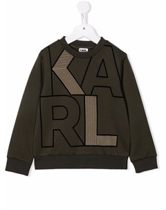 Толстовка с логотипом Karl lagerfeld kids