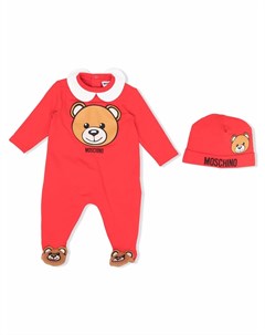 Костюм двойка с принтом Teddy Bear Moschino kids