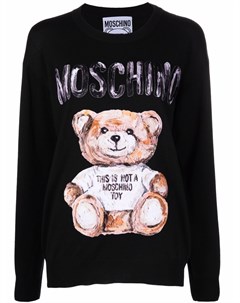 Джемпер Teddy Bear с круглым вырезом Moschino