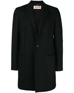 Однобортное пальто Saint laurent