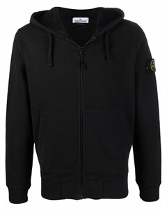 Худи с нашивкой логотипом Stone island