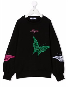 Толстовка с вышивкой Msgm kids