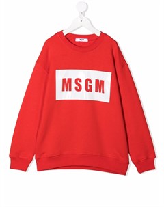 Толстовка с логотипом Msgm kids