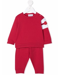 Спортивный костюм с контрастными полосками Moncler enfant