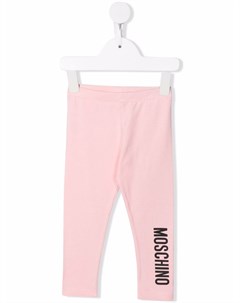 Легинсы с логотипом Moschino kids