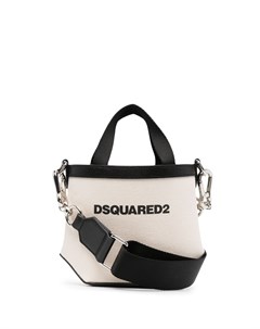 Сумка тоут размера мини с логотипом Dsquared2