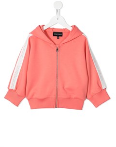 Худи на молнии с логотипом Emporio armani kids