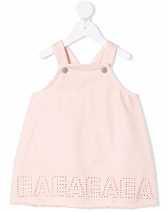 Платье с вышитым логотипом Emporio armani kids