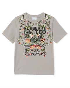 Футболка с принтом Burberry kids