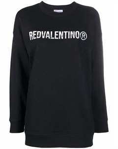 Толстовка с круглым вырезом и логотипом Red valentino