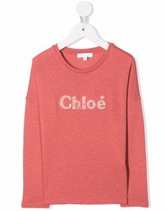 Толстовка с логотипом Chloé kids