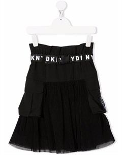 Юбка с поясом и логотипом Dkny kids