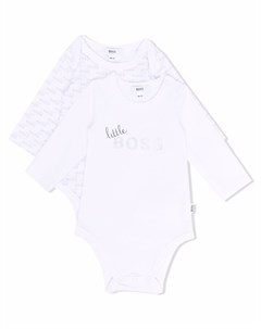 Комплект из двух боди с логотипом Boss kidswear