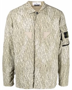 Рубашка Rain Camo с принтом Stone island