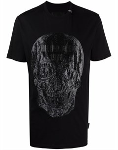 Футболка с принтом Skull и кристаллами Philipp plein