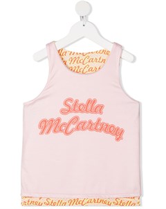 Топ без рукавов с логотипом Stella mccartney kids