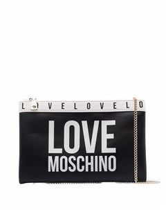 Клатч с логотипом Love moschino