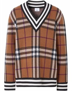 Кашемировый джемпер в клетку Burberry