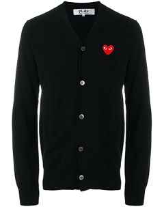 Кардиган с вышивкой сердца Comme des garçons play