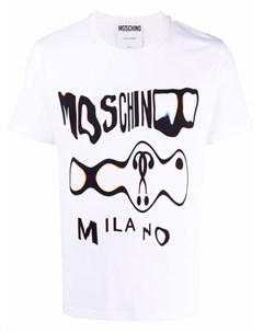 Футболка с логотипом Moschino