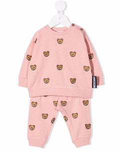 Спортивный костюм с принтом Teddy Bear Moschino kids