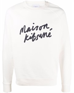 Толстовка с круглым вырезом и логотипом Maison kitsune