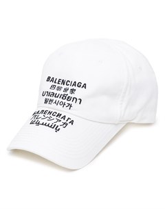 Бейсболка с принтом Languages Balenciaga