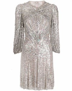 Платье мини с пайетками Jenny packham