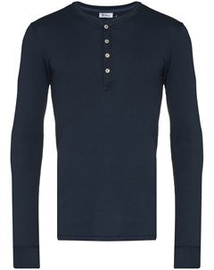 Футболка Henley с длинными рукавами Schiesser